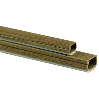 KABELKANAL EKFÄRG 16X10MM 2M PLASFIX           (20)