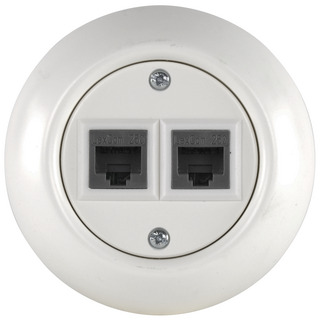 DATA/TELEUTTAG UTP RENOVA 2X8 KAT 6 VIT BLISTER