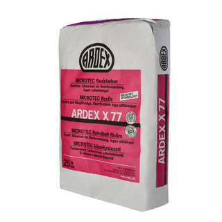 FÄSTMASSA X77 FLEXFIX GRÅ 25KG ARDEX INNE/UTE         (40)