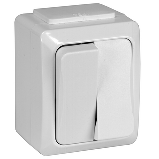 STRÖMBRYTARE KRON IP44 VIT (5)
