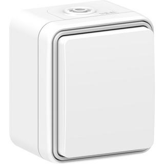 VÄGGUTTAG CONNECT 2 HOME 1-V UTP JORD KAPSLAT VIT 16A IP54