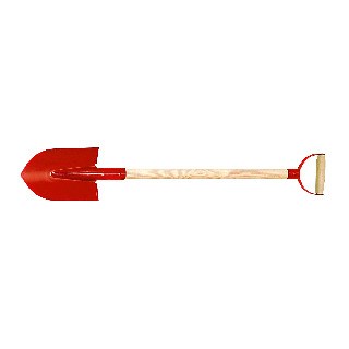 MINISPADE NYBY PLÅT RÖD