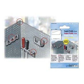 FÄSTKUDDAR VST SUPER PADS TRANSPARENT 1MM 30MM 30MM