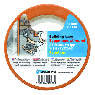 BYGGTEJP ORANGE 50MMX33M (36)