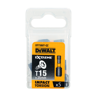 BITS TORSION DT7380T T15 25MM