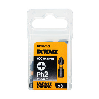 BITS DT7994T-QZ TORSION PH2 25MM 5ST