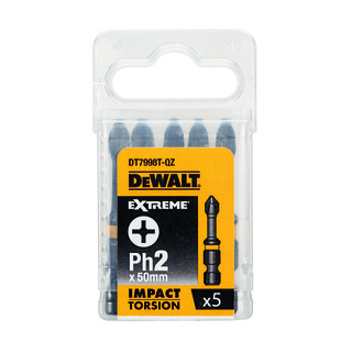 BITS TORSION DT7998T PH2 50MM PH2 50MM