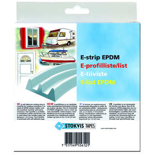 TÄTLIST E EPDM VIT 9X4MX 6M
