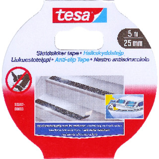HALKSKYDDSTEJP 60951 TESA GUL/SVART 15MX50MM