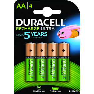 BATTERI LADDBAR AA 4P