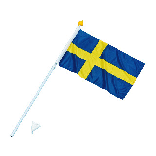 FASADFLAGGSET SVERIGE 115CM