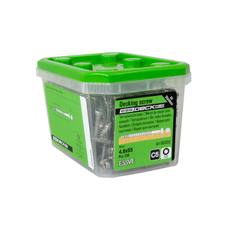 TRALLSKRUV ESSDECK MAX TX20 A4 4,8X75 250ST