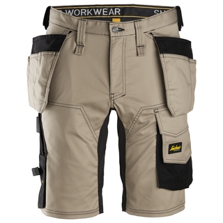SHORTS STRETCH HF AW KHAKI/SVART STL 52