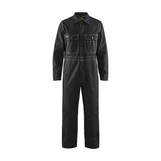 OVERALL 6151 1370 MED KNÄSKYDDSFICKA SVART