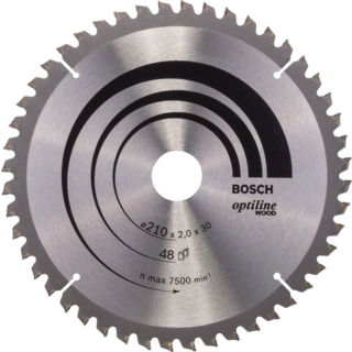 CIRKELSÅGKL 210X30MM 48T -5 TR PASSAR KAP-GERINGSSÅGAR