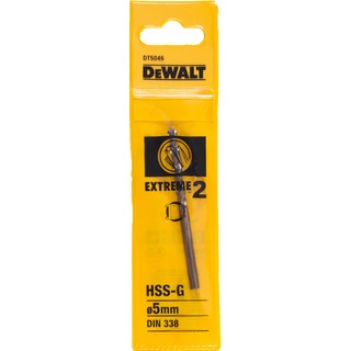 BORR HSS EXT2  5,0MM 1-PACK DT5046-QZ METALLBORR EXTREME2