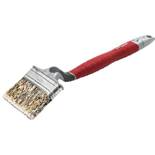 FASADPENSEL ELITE 100MM LÅNG SYNTET/2KOMPSKAFT RÖD VINKLAD