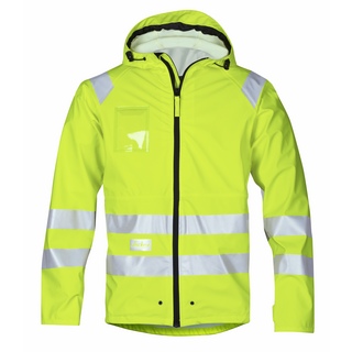 REGNJACKA 8233 KL2 GUL L HI-VIS PU