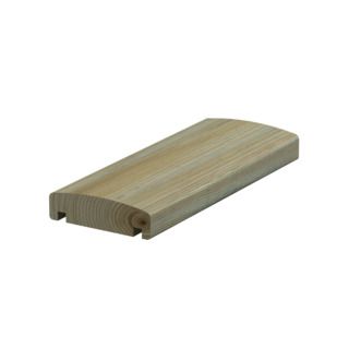 ÖVERLIGGARE 34X120MM IMPREGNERAD NTR/AB HALVRUND