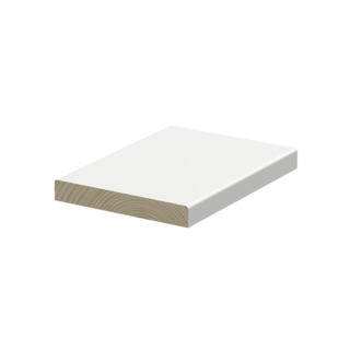 TÄCKBRÄDA FURU 21X145MM VITMÅLAD