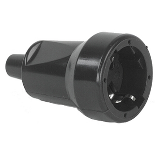 SKARVUTTAG PVC SVART