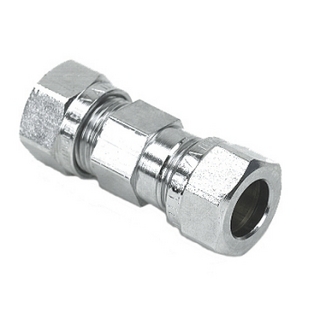 KOPPARRÖRSKOPPLING RAK ROT 12 KROM