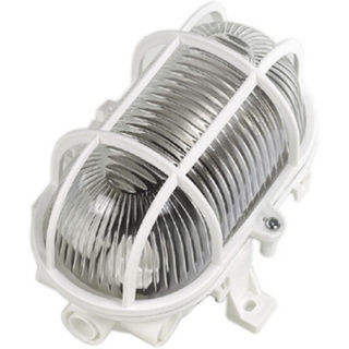 GALLERARMATUR OVAL VIT 60W