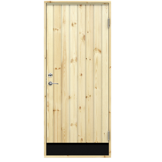 FÖRRÅDSDÖRR 10° I30 RAK PANEL FURU