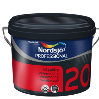 VÄGGFÄRG PRO 20  BW 10L BIND