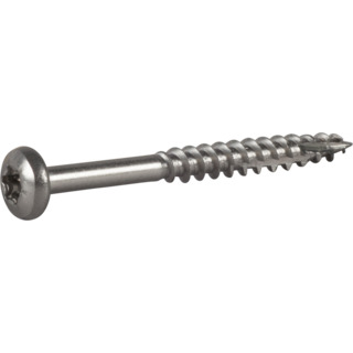 TRÄSKRUV A2 4X40 200ST ESSDRIVE KULLRIG SKALLE RF