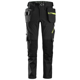 BYXA + HF SOFTSHELL FW SVART/GUL