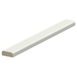 FOGLIST FURU 8X21MM VITMÅLAD