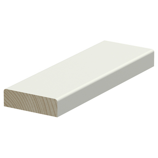 TÄCKBRÄDA FURU 21X69MM VITMÅLAD