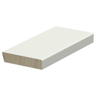 SALNINGSLIST FURU 21X95MM VITMÅLAD