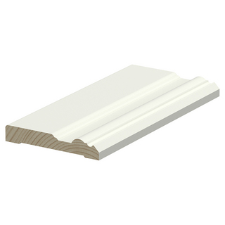 FODER FURU 15X95MM ALLMOGE VITMÅLAT PROFIL 14