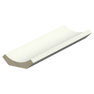 HÅLKÄLSLIST FURU 20X69MM VITMÅLAD