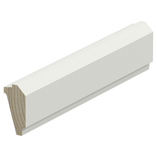SKUGGLIST FURU 21X43MM VITMÅLAD