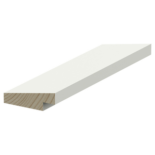 TAVELLIST FURU 15X43MM VITMÅLAD
