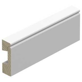 KABELLIST GOLVLIST 19X69MM VITMÅLAD