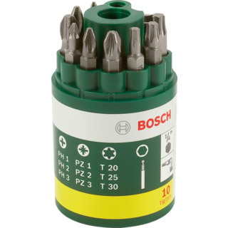 BITSTUNNA PH/PZ/TORX 10ST PL