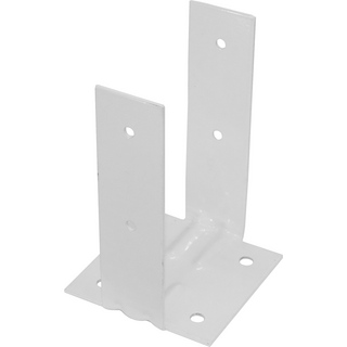 STOLPFUNDAMENT ALTANRÄCKE VITMÅLAT 95X95X150MM