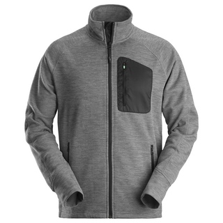 JACKA FLEECE FW GRÅ/SVART STL L
