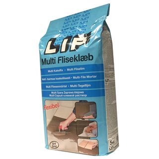 FÄSTMASSA LIP MULTI KAKELFIX GRÅ 5KG