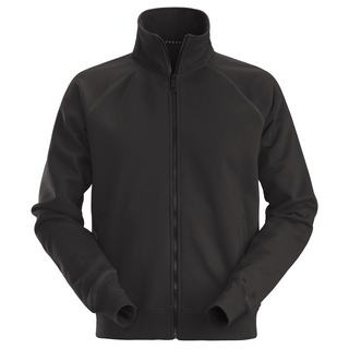 JACKA SWEATSHIRT HEL ZIP SVART STL XL