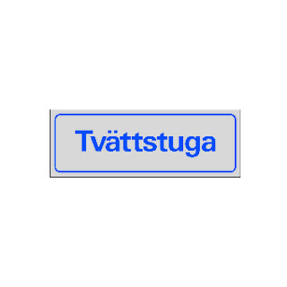 SYMBOLSKYLT TVÄTTSTUGA