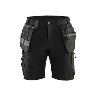 HANTVERKSSHORTS 1598 1860 STRETCH SVART C48