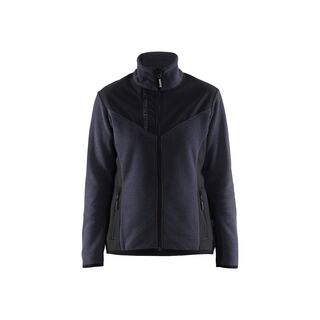 JACKA 5942 2536 STICKAD SOFT SHELL MARINBLÅ/SVART L
