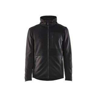 LUVTRÖJA 3540 2526 FULL ZIP SVART L