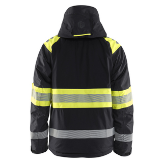 VINTERJACKA 4480 1977 VARSEL SVART/VARSELGUL XXXL
