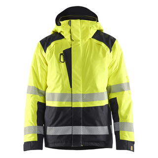 VINTERJACKA 4455 1987 VARSEL GUL/SVART 5XL